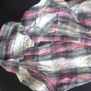 Flannel Brand Mudd Size 7-8 multi color